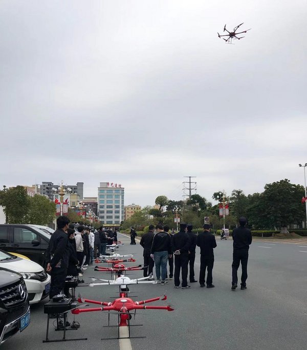 MMC無人機待命執行疫情監控任務